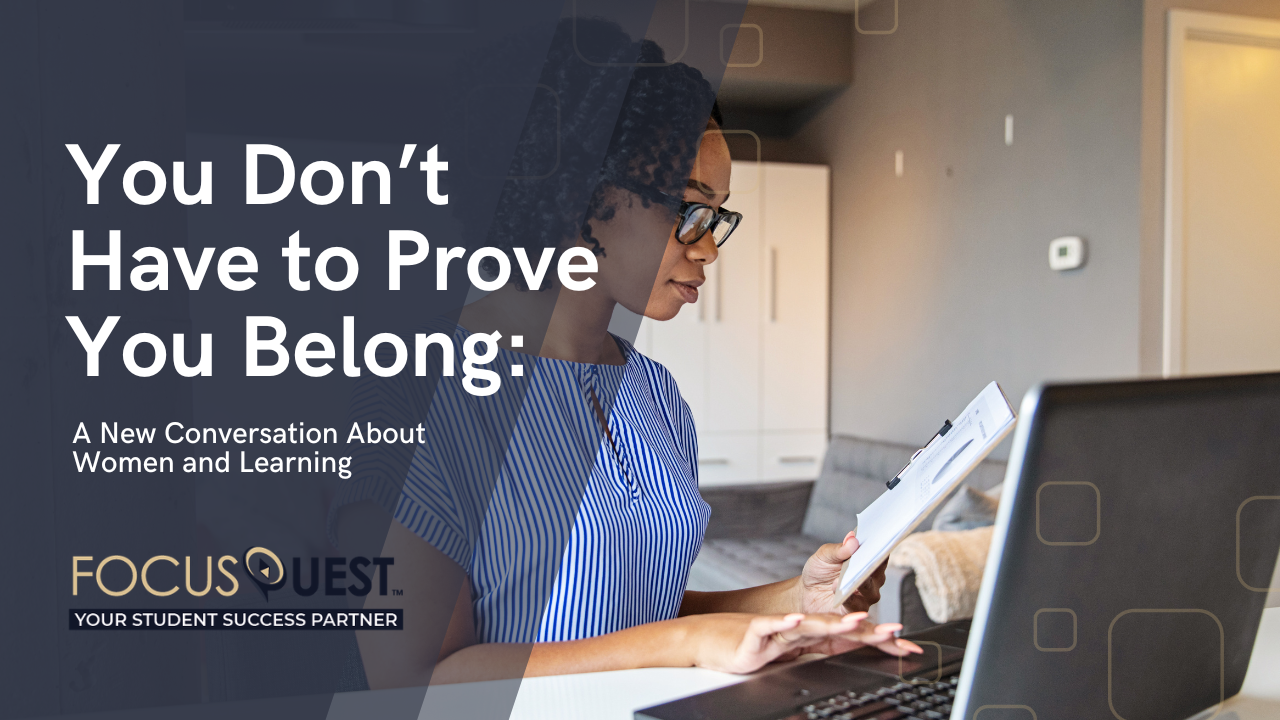 Many women move through education feeling like they must constantly prove they belong.