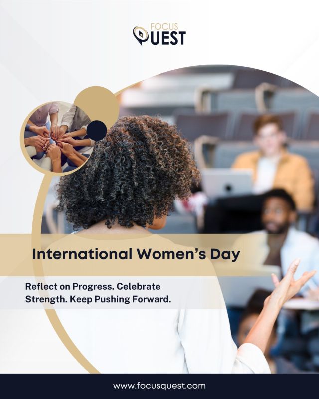 Reflect on Progress. Celebrate Strength. Keep Pushing Forward.

International Women’s Day is a time to honor the resilience, achievements, and impact of women in education and beyond. It is also a moment to reflect—on the challenges that remain and the work still ahead.

Progress has been made, but true equity requires continued action, commitment, and change. Let’s acknowledge the strides taken and push forward with purpose.

#InternationalWomensDay #EquityInEducation #KeepPushingForward #FocusQuest