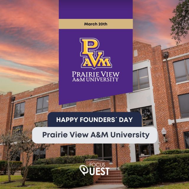 Celebrating the Legacy of Prairie View A&M University 💜💛

Founded on August 14, 1876, Prairie View A&M University has been a pillar of academic excellence, innovation, and leadership for nearly 150 years. As one of the nation’s leading HBCUs, PVAMU has empowered generations of scholars, trailblazers, and changemakers through a commitment to education, research, and service.

With a legacy rooted in resilience and progress, Prairie View A&M continues to shape the future, preparing students to lead and make a lasting impact in their communities and beyond.

#PVAMU #PrairieViewAM #FoundersDay #HBCULegacy #PantherPride 💜💛